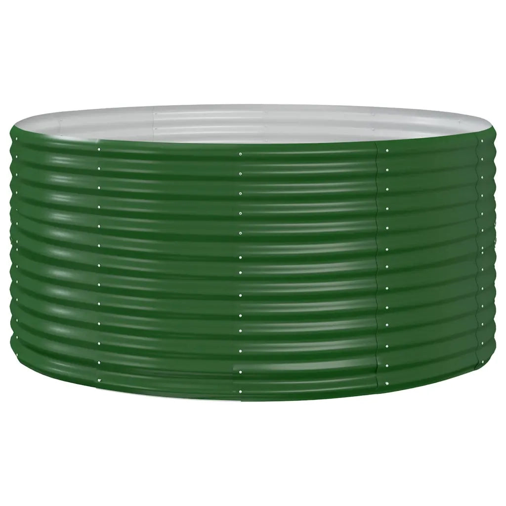 Fioriera Giardino Verde 140x140x68 Acciaio Verniciato a Polvere cod mxl 66590