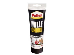 PATTEX MILLECHIODI TRASPARENTE IN TUBO PER INTERNI- - gr.200 - 2 blister HENKEL