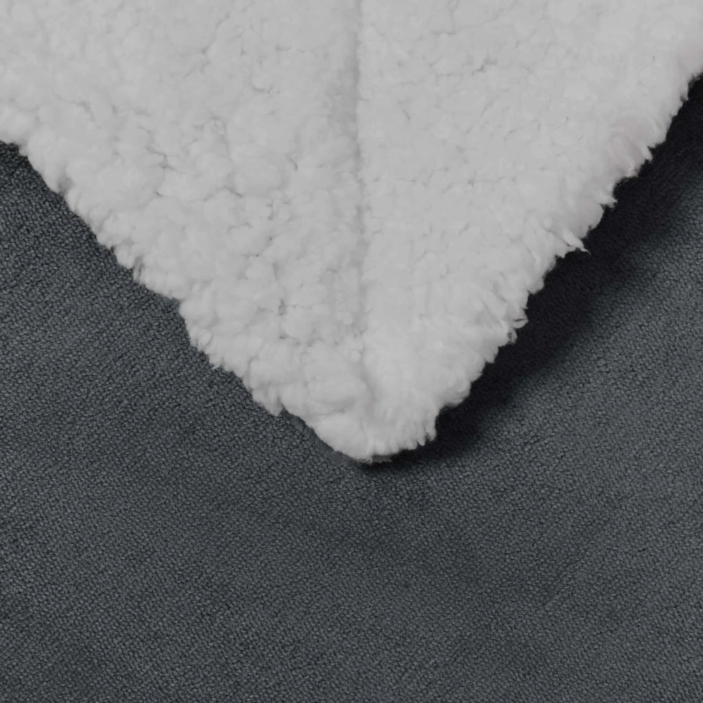 Coperta Grigio scuro 220 x 240 cm Panno