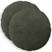 Federa 2 pcs HEERLEN Antracite Ø 30 cm corduroy 921957