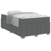 Letto matrimoniale | Letto per adulti | Struttura del letto Grigio scuro 120 x 200 cm Tessuto