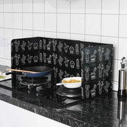 Spatbescherming anti-aanbak opvougbare - protezione per piastra a gas - copertura per piastra a gas - sottopiatto - protezione per padelle - resistente all'acqua del lavastoviglie.
