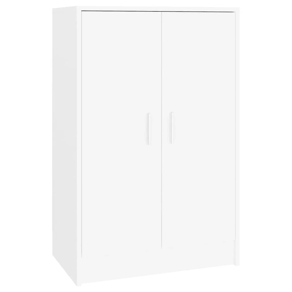 Scarpiera mobile contenitore per scarpe mobile per ingresso/corridoio/soggiorno 60 x 35 x 92 cm legno ingegnerizzato bianco 02_0021491