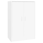 Scarpiera mobile contenitore per scarpe mobile per ingresso/corridoio/soggiorno 60 x 35 x 92 cm legno ingegnerizzato bianco 02_0021491