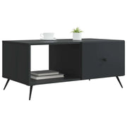 Tavolino da salotto | Tavolino da caff¨¨ | Tavolino da Soggiorno Nero 90 x 50 x 40 cm Legno ingegnerizzato
