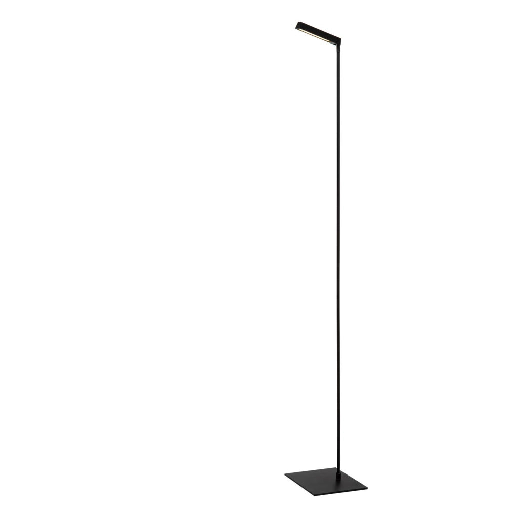 Lampada da terra LED nera regolabile LAVALE Lucide