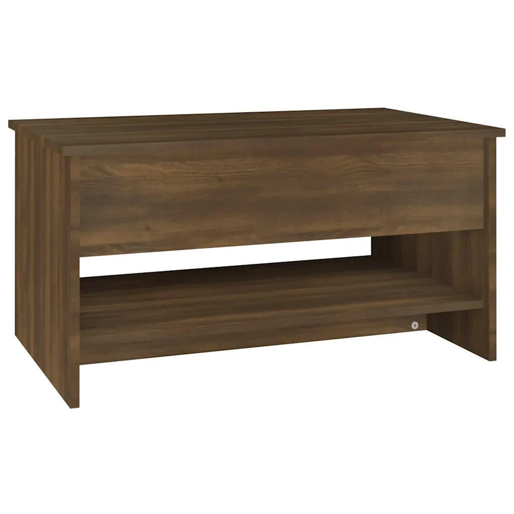 Tavolino Salotto Rovere Marrone 80x50x40 cm Legno Multistrato 819298