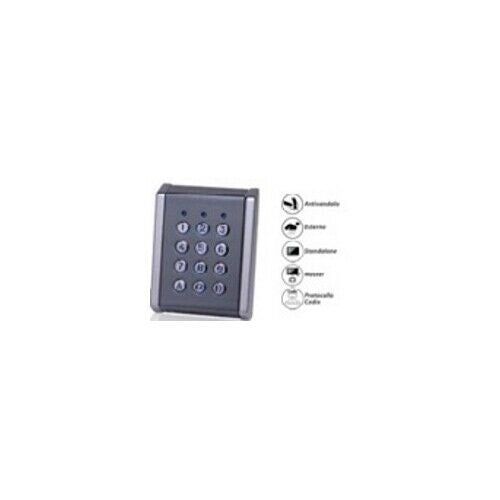 TASTIERA METALLICA ANTIVANDALICA DFM EX5M-72C ACCESSORI ANTIFURTO ALLARME NUOVO