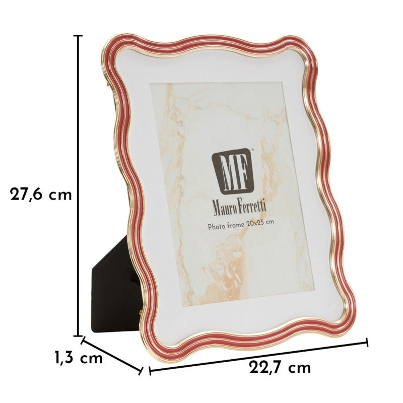 Cornice Elizabeth Rossa cm 22,7x1,3x27,6 (misura Interna cm 20x25)