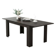 Marene, Tavolo Allungabile Allungabile, 200x90x75h cm Nero Antracite