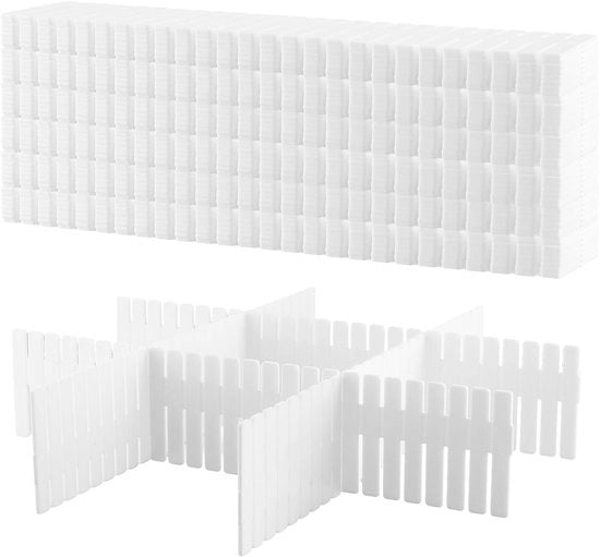 Organizzatore di Carico 48 Pezzi - Caricatore Regolabile - Organizzatore di Carico in Plastica - 32 x 7 cm - Soluzione di Archiviazione Modulare - Flessibile e Duraturo