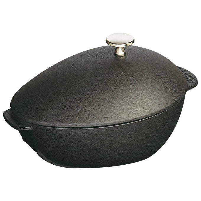 Staub 40509-494-0 Cozziera in Ghisa per Cozze Capacita' 2.00 L Diametro 25 cm colore Nero
