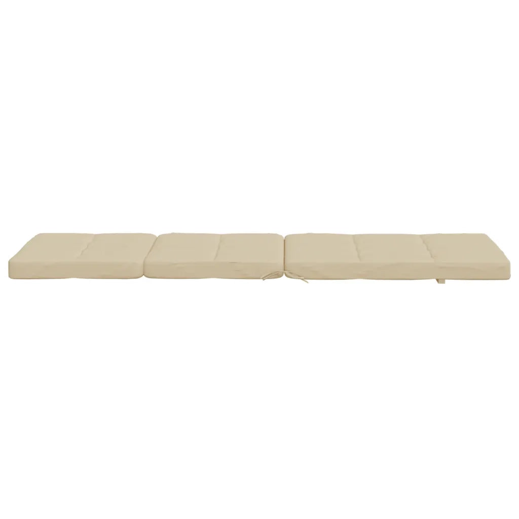 Cuscini per Sedia a Sdraio 2 pz | Cuscini per sedie Beige in Tessuto Oxford