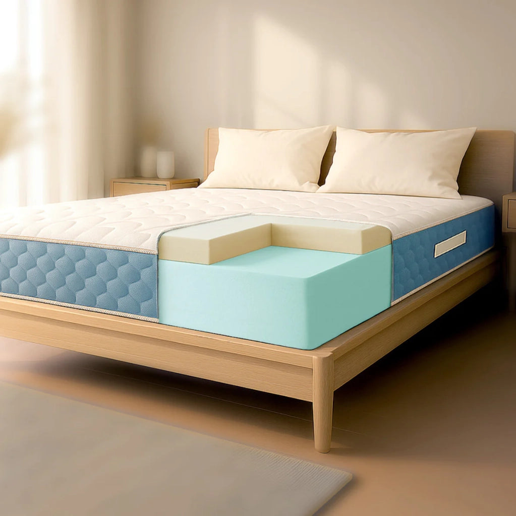 Materasso Ortopedico 120x190 cm con Altezza di 21 cm | Ergonomico e Traspirante | Made in Italy