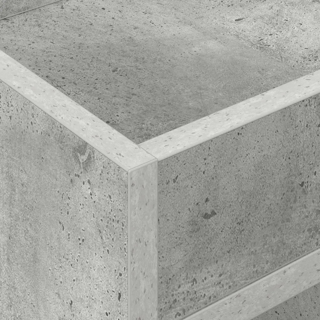 Tavolino Grigio cemento 30 x 30 x 56 cm Legno ingegnerizzato 890934