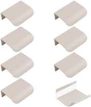 Maniglioni di Carreggio 8 pezzi - Maniglie Nascoste - Lega di Alluminio - Maniglie Invisibili - Maniglie Spesse e Resistenti agli Urti - Finitura Comfortevole