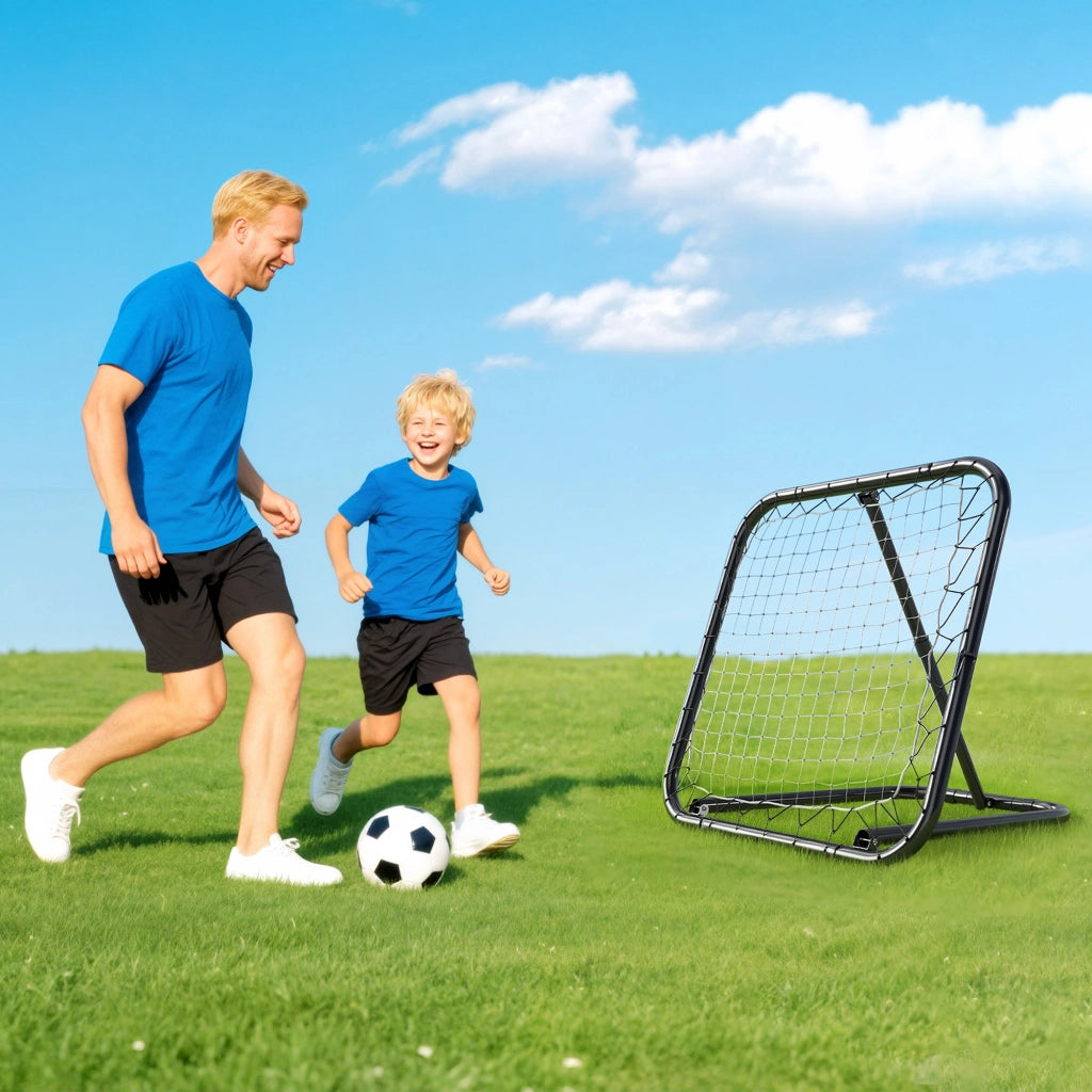 Porta da calcio pieghevole ¨C zephmum ¨C bianco 78x84 cm