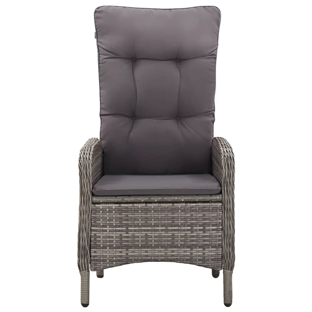Set da Pranzo da Giardino 7 pz Grigio 3068798