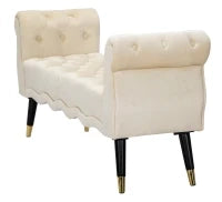 Panchetta Paris Crema/Gold Cm 120X40X60