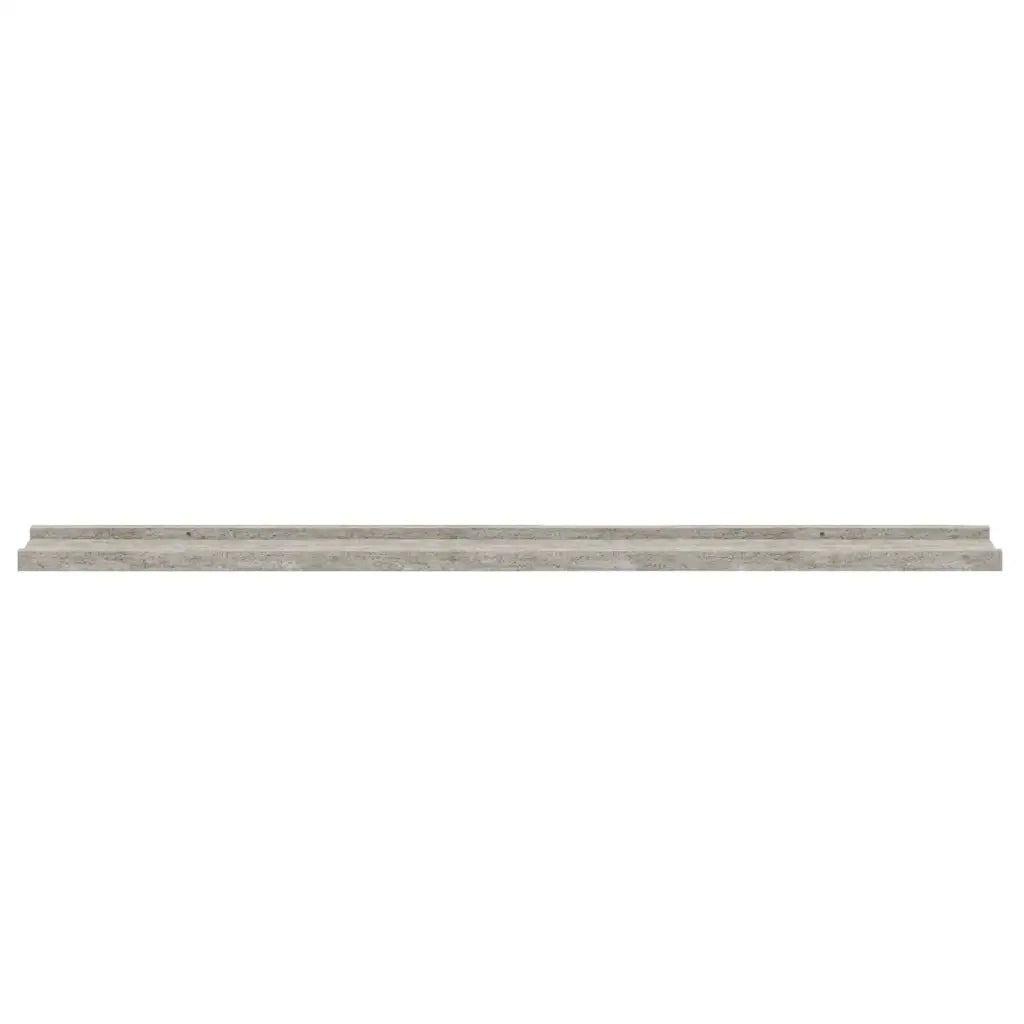 Mensole da Parete 2 pz Grigio Cemento 100x9x3 cm 326702