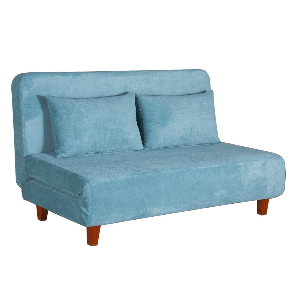 Divano Letto 2 Posti 146x91x82 cm in Tessuto Blumine