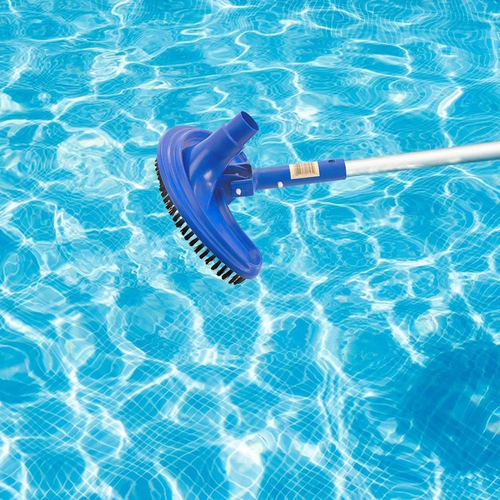 Trade Shop - Testina Per Aspirazione Spazzola Aspiratore Flessibile Per Piscina 26x10x24cm 017052 -