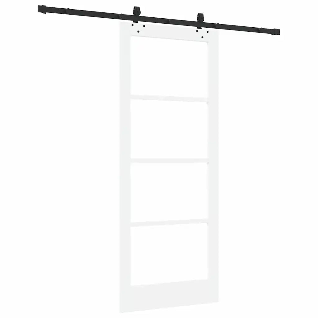 Porta scorrevole ORKDAL Bianco e Nero 83 x 202 cm 3332194