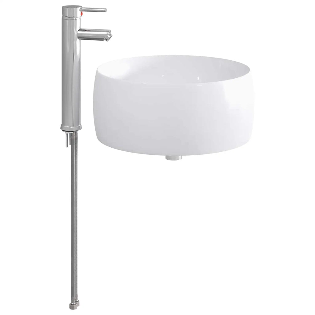 Lavabo da bagno Cromato 38,5 x 38,5 x 16 cm Metallo 890238