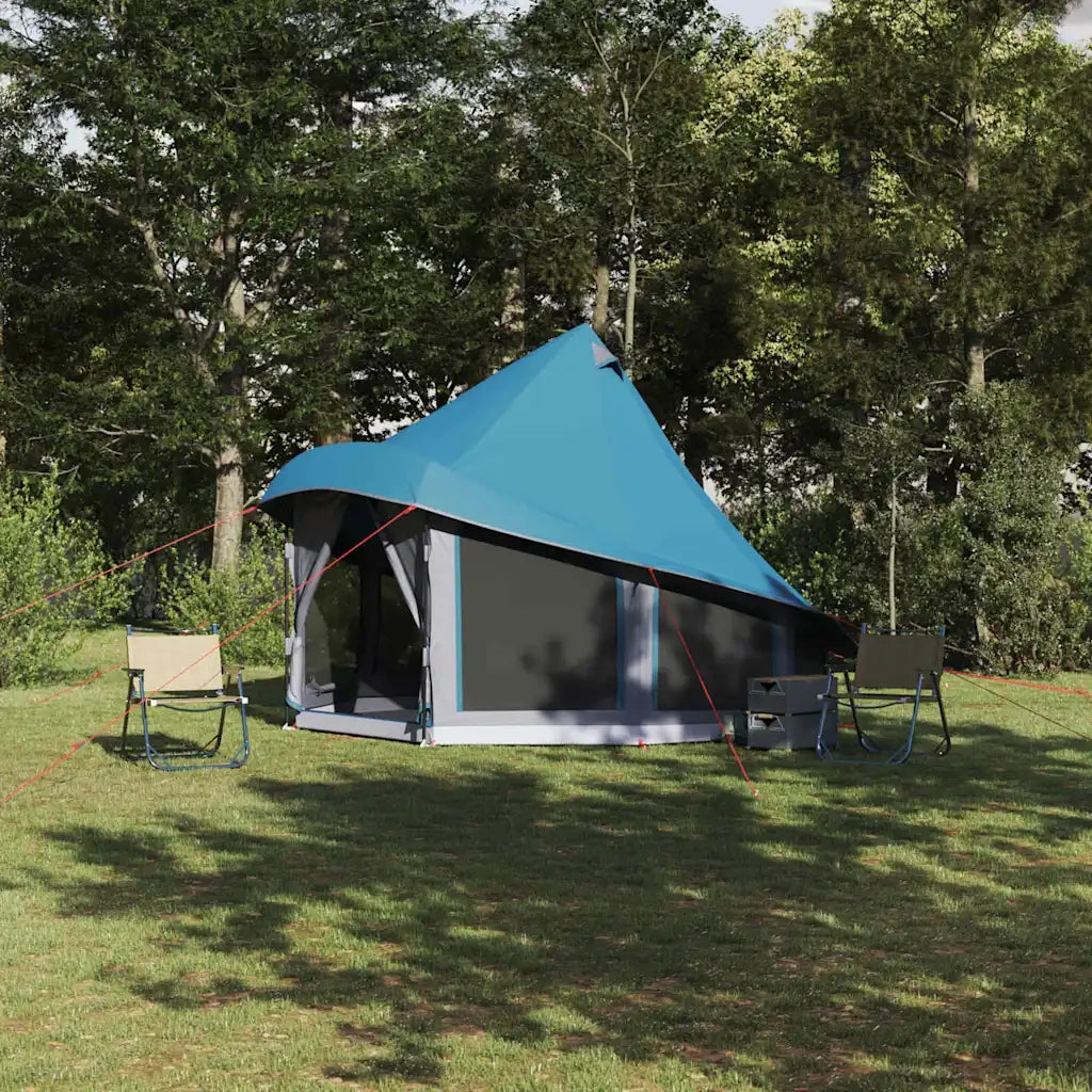 Tenda Tipi con tetto Blu 404 x 370 x 270 cm taffetà 42000964