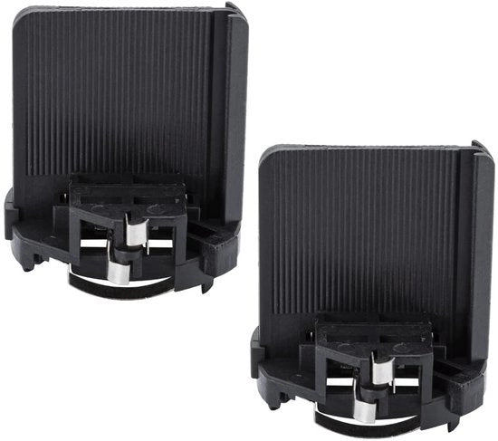 Supporto per lampadine alogene 2 pezzi - adatto per lampadina H7 - compatibile con Golf 6/7 - Tiguan - Sharan - Scirocco - materiale PPS nero