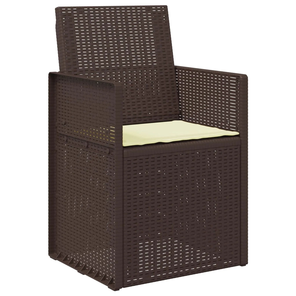 Cuscini per Seduta 4 pz | Cuscini per sedie Crema 47 x 36 x 2 cm Poliestere