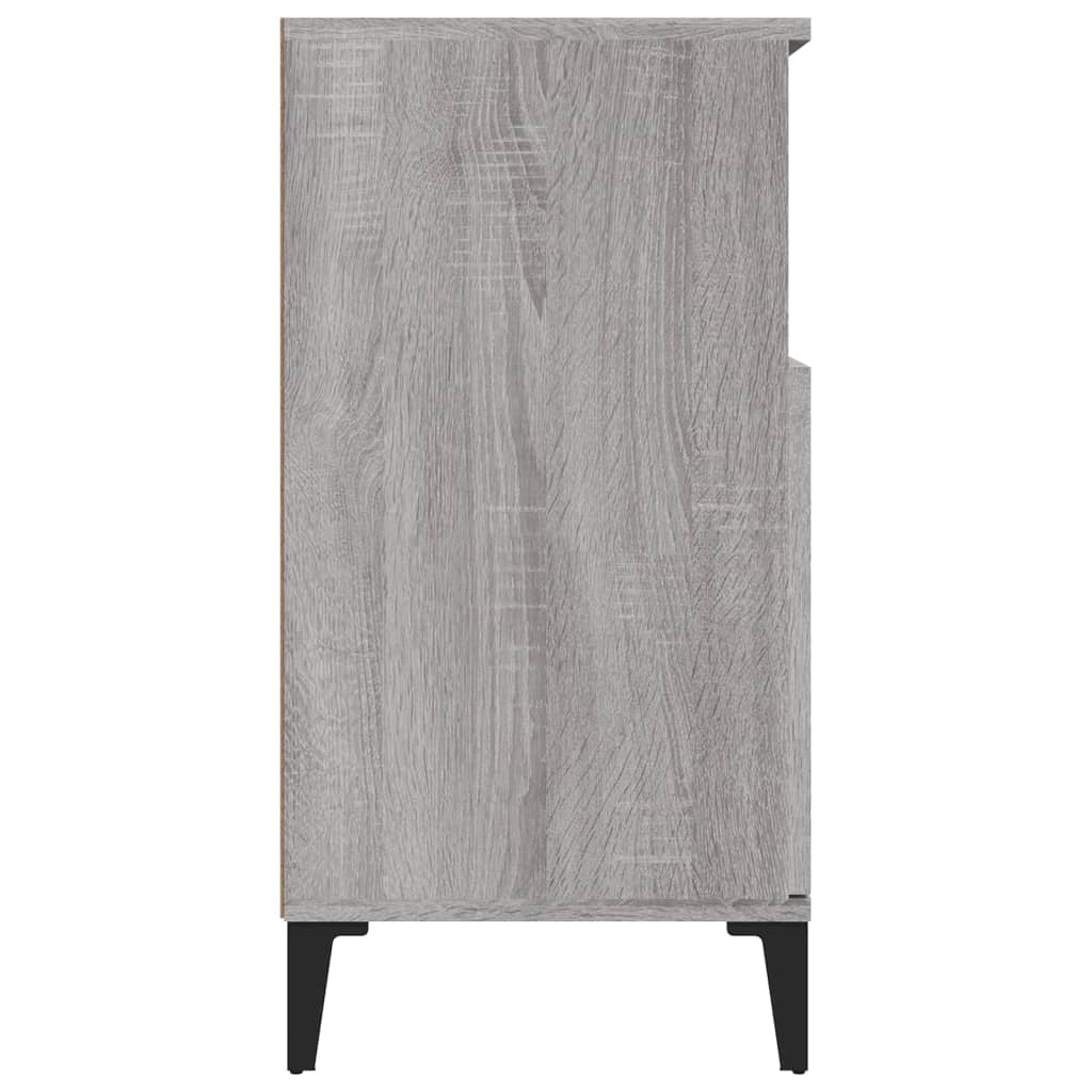 Buffet credenza cassettiera armadio mobile contenitore organizer cucina soggiorno Sonoma 60 x 35 x 70 cm legno ingegnerizzato grigio 02_0036398