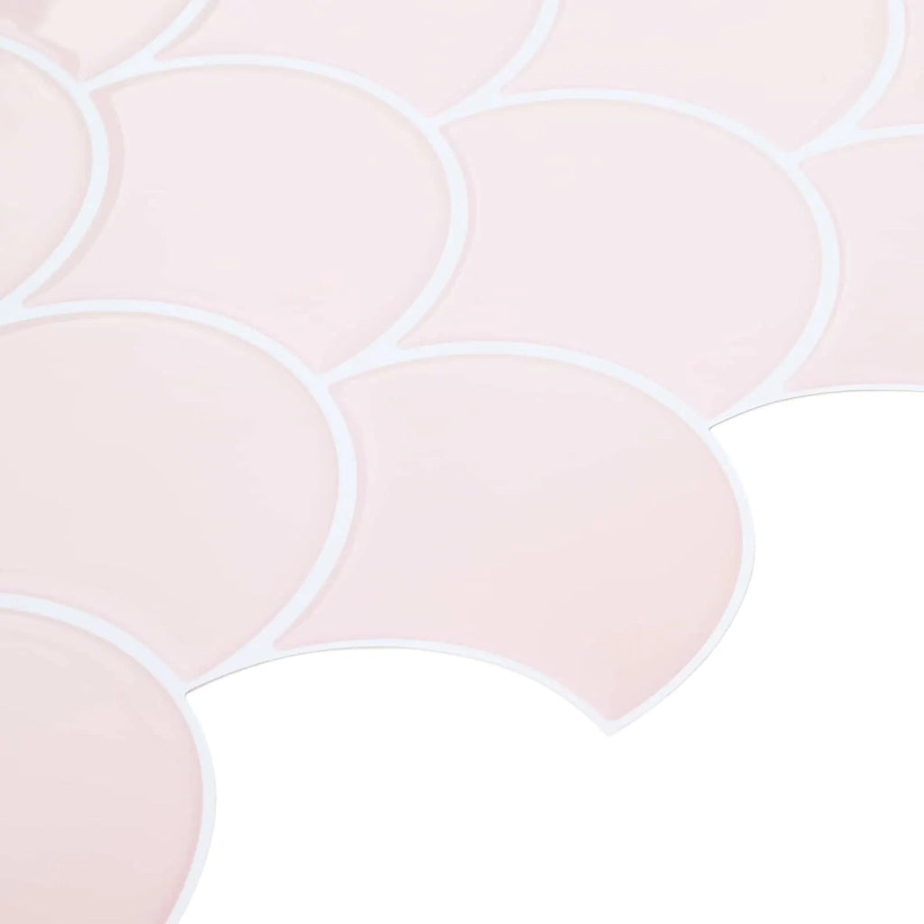 Piastrella a scaglie di pesce 10 pcs Rosa chiaro 30 x 30 cm