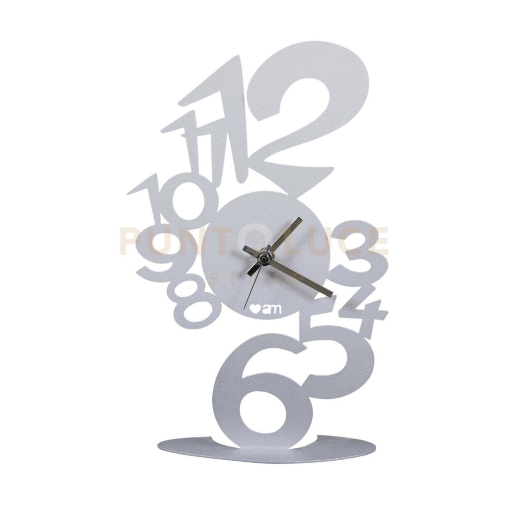 orologio lupin tavolo Alluminio in Ferro 17x6Px28cmh