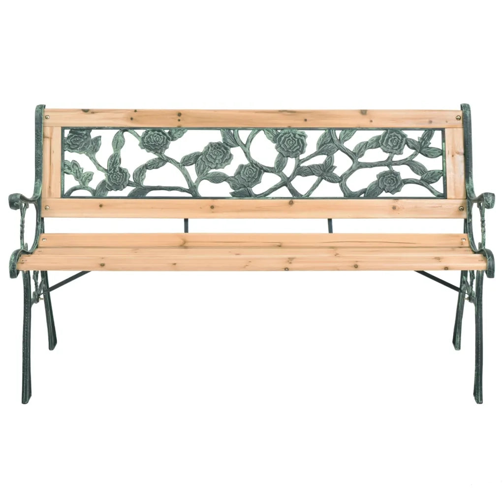Panchina da Giardino-Panca da esterno 122 cm in Legno