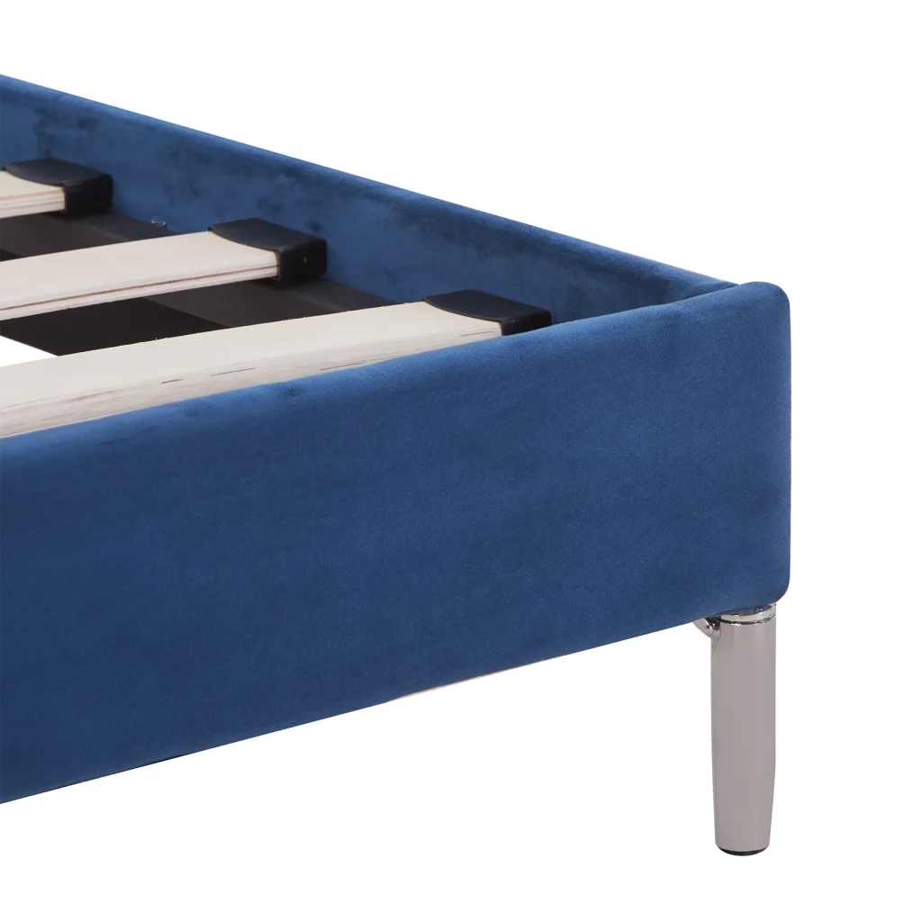 Giroletto senza Materasso Blu 180x200 cm in Tessuto 280955