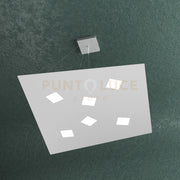 NOTE SOSPENSIONE 6+2 LUCI BIEMISSIONE LUCI GRIGIO 1140-S6+2-GR