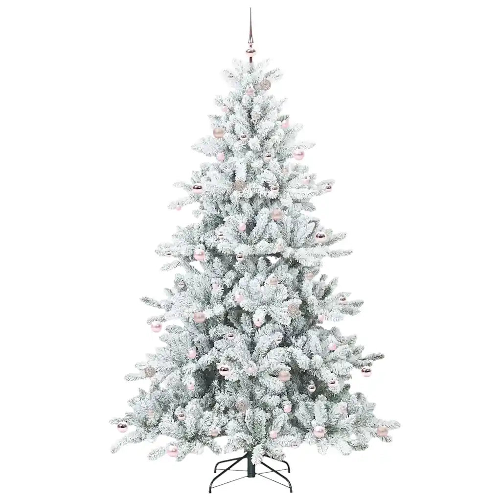 Albero di Natale Artificiale con Rami Pieghevoli Bianco 240 cm 3397746