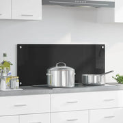 Schienale da cucina Nero 100 x 40 cm vetro temperato