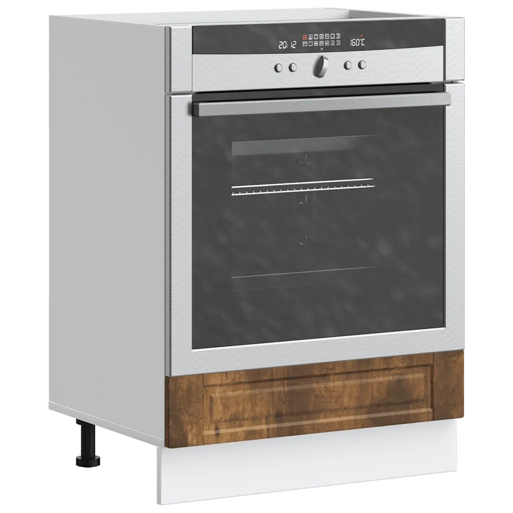 Armadio per Forno Porto Rovere Fumo in Legno Multistrato 854002
