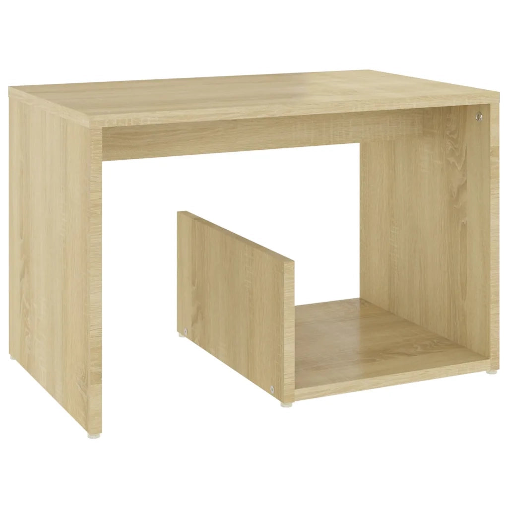 Tavolino | Tavolo laterale Rovere Sonoma 59x36x38 cm in Legno Multistrato