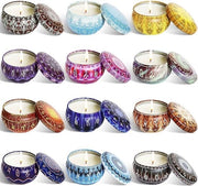 Set di candele profumate, candele aroma, set di regalo candele 12pz