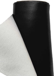 Tessuto di pelle artificiale impermeabile venduto per metro - Nero - 100cm x 140cm