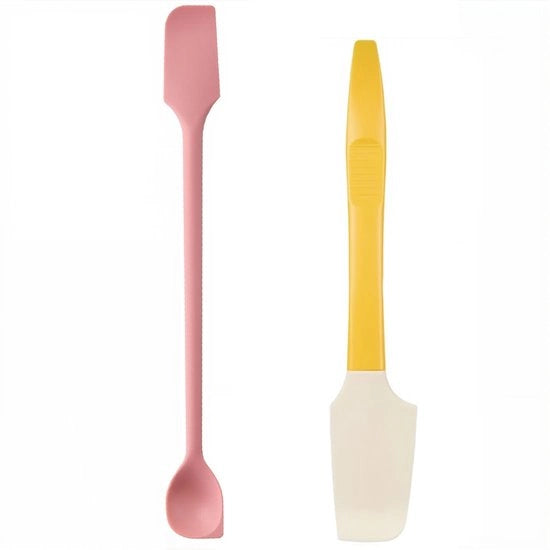Set di Spatole in Silicone - Resistente al Calore - Resistente al Lavastoviglie - Sicuro per l'Alimentazione - Trattamento Antiforfora - Manico Ergonomico - Spatole da Cucina