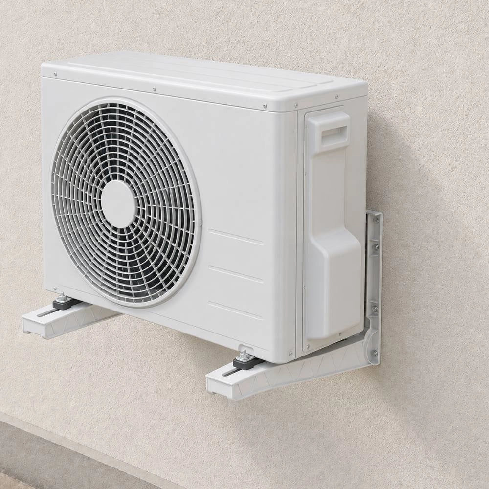 Coppia di staffe fisse polyd-v7 poliammide climatizzatore 450x450mm