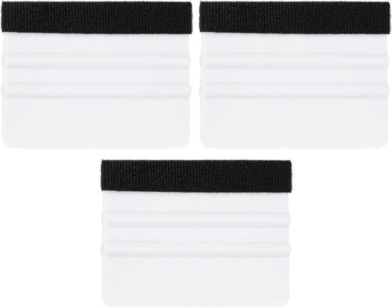 Set di sostituzione di supporti per vinile da 3 pezzi per auto e parete - Bianco