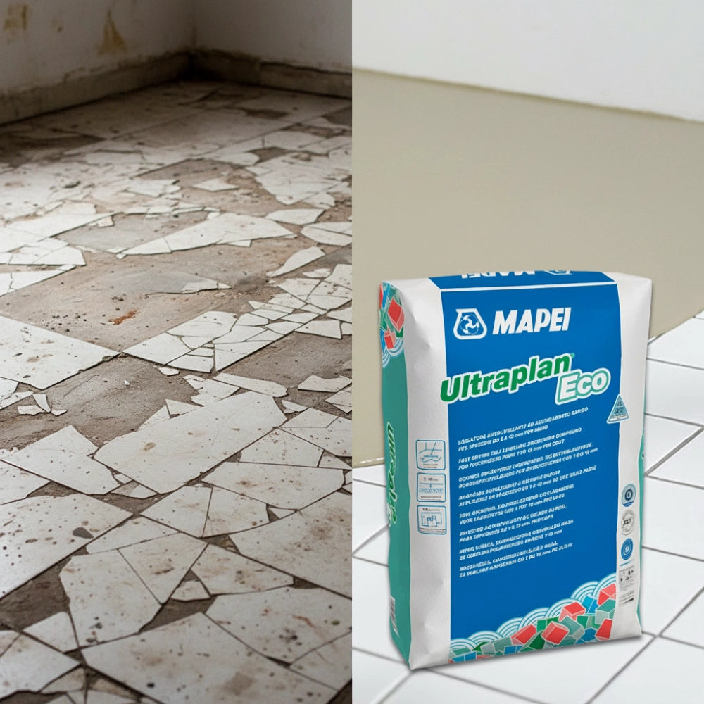 Lisciatura autolivellante per interni mapei ultraplan eco 23 kg