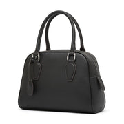 Borsa a tracolla da donna in vera pelle, colore nero.