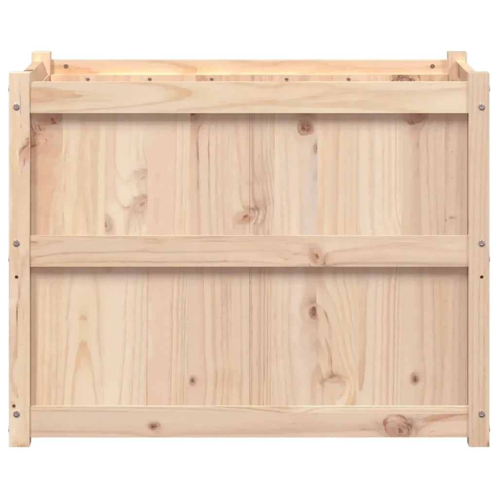 Fioriera da Giardino-Vaso da Esterno 90x50x70 cm in Legno Massello di Pino