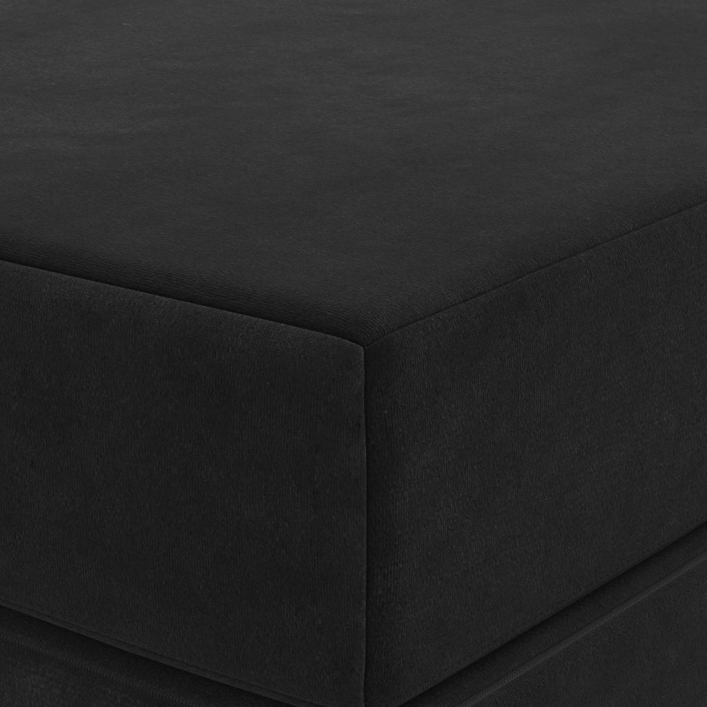 Divano Letto Pieghevole 80 x 67 x 45 cm Nero 900183